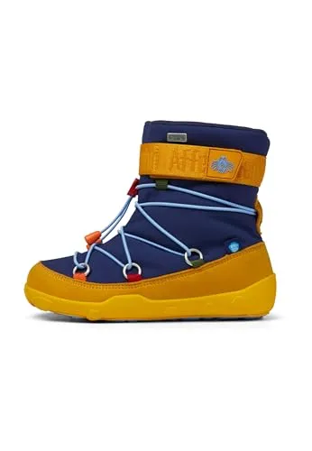 Affenzahn Winterstiefel Snowy Witty Tukan für Jungen - Blau 30 EU - Wanderschuhe für Kinder, ideal für kalte Tage mit warmem Innenmaterial und rutschfester Gummisohle für sicheren Halt.