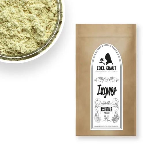 500g Ingwer Wurzel gemahlen (Pulver) | EDEL KRAUT - Ginger Powder