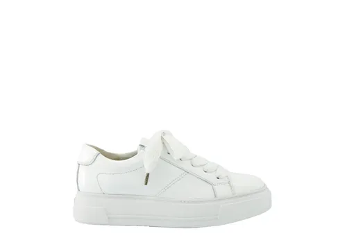 Paul Green 5469-038 Sneaker für Damen in Weiß - Sportliche Sneaker in Größe 42, aus hochwertigem Lackleder mit herausnehmbarer Ledersohle, ideal für den Alltag und bequemes Tragen.