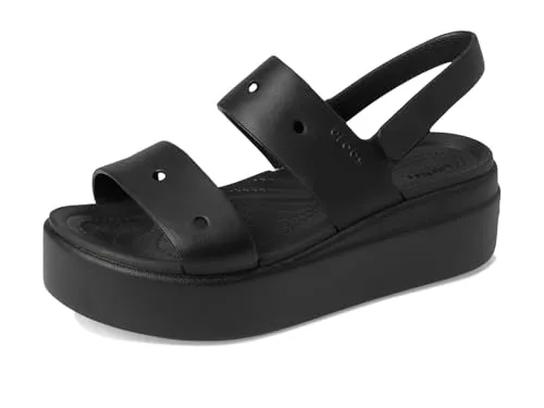 Crocs Herren Brooklyn 4U Sandalen, Black, 36/37 EU