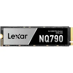 Lexar 1TB M.2 PCIe Gen4 NVMe NQ790 - Festplatte mit 1 TB Kapazität, bietet ultraschnelle Lese-/Schreibgeschwindigkeiten von bis zu 7000/6000 MB/s und zuverlässige 3D NAND-Technologie für optimale Leistung und Langlebigkeit.