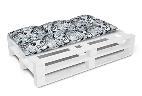 Amilian Palettenkissen 120 x 60 Sitzauflage Sitzkissen für Europaletten Palettensofa Palettenmöbel Balkon Kleine Couch Outdoor Sessel oder kleines Sofa für Jugendzimmer