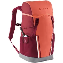 Vaude Family Puck 14 Kinderrucksack - Hotchili - Daypack für Kinder, ideal für Abenteuer im Freien, mit wasserdichtem Boden, verstellbarem Tragesystem und praktischer Lupe für kleine Entdecker.