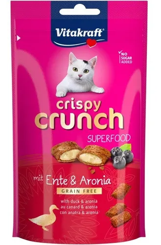 VITAKRAFT Crispy Crunch Duck with chokeberry - Katze behandeln - 6 4008239393159