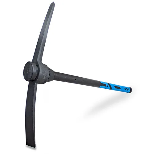 Bituxx® Spitzhacke 3 Kg MS-16360 - Robuste Gartenwerkzeuge - Gartenwerkzeuge mit leichtem Fiberglass-Stiel und gummiertem Handgriff für sicheren Halt. Ideal für Garten und Wald, mit robustem Kohlenstoff-Stahlkopf und Gummischutzlippe.