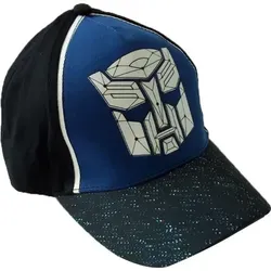Transformers Autobots Baseball Cap mit Klettverschluss in schwarz, Größe 54 für Kinder, Schirmmütze, Kappe, Mütze