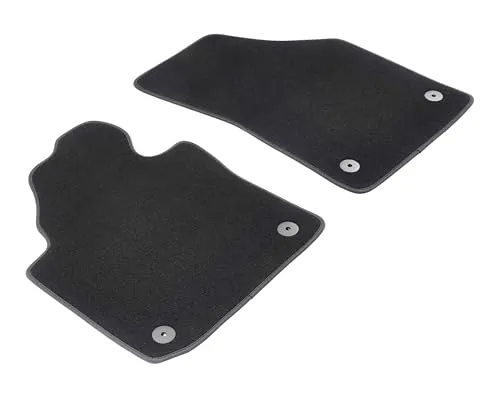 WALSER Premium Auto Teppiche für VW Caddy III 03/2004-05/2015, 2-Sitzer vorne, 100% passgenaue Auto Fußmatten Made in Europe, Fußmatte Auto, Autoteppich Auto, Fussmatten Auto