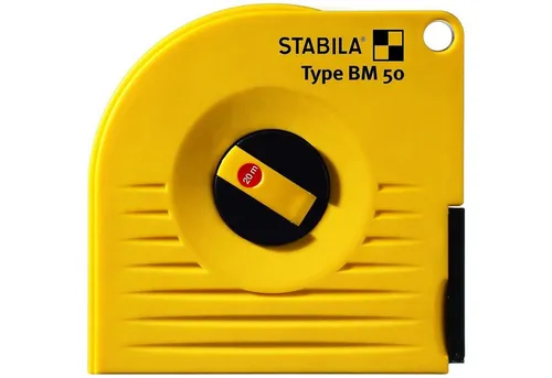 Stabila Rollbandmaß 17222 - 30m Stahl-Messband - Messgeräte: Präzises 30m Rollbandmaß aus robustem Stahl, ideal für genaue Messungen mit Universalhaken und Genauigkeitsklasse 2.