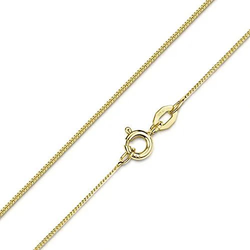 Materia Goldkette 375 Gold Panzerkette 0,8mm