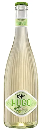 Käfer Hugo Cocktail (1 x 0,75 l) - Erfrischender Cocktail mit 6,9 % vol, die leichtere Alternative zum Aperol Spritz, perfekt für gesellige Abende.