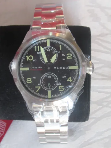 Duxot Weekenddeal DX-2057-33 Soot Black Atlantica Diver Uhr