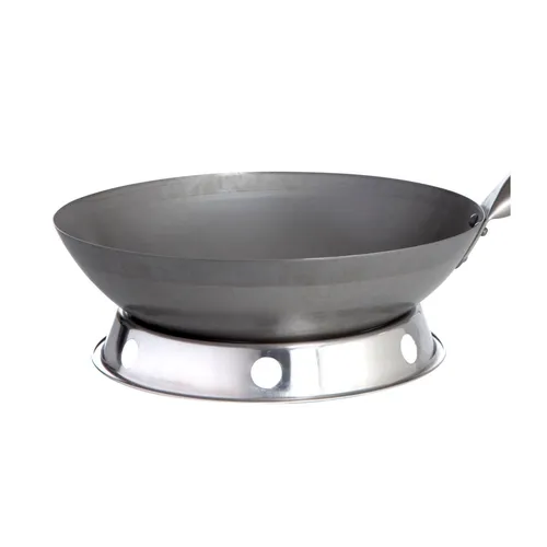 All Grill Gasgrill Allgrill Stahl-Wok Ø 35 cm mit Holzgriff - Pfannen – Hochwertiger Stahl-Wok für authentisches Wok-Kochen, ideal für Grill und Küche, mit ergonomischem Holzgriff für sicheren Halt.