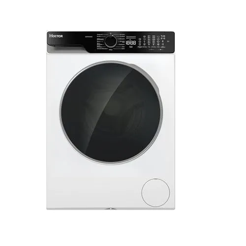 Moctor Waschmaschine WM9010AW, 10 kg - Smarte Bedienung mit WIFI - Waschmaschine mit 10 kg Fassungsvermögen, WIFI-Funktion über Moctor App und Dampffunktion für optimale Pflege Ihrer Wäsche.