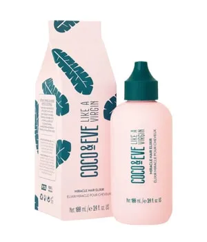 Coco & Eve Like a Virgin Miracle Hair Elixir 100 ml - Haarserum mit Kokosnussöl und Hyaluronsäure, schützt vor Hitzestyling bis 220°C und sorgt für geschmeidigen Glanz. Ideal für gesundes, gepflegtes Haar.