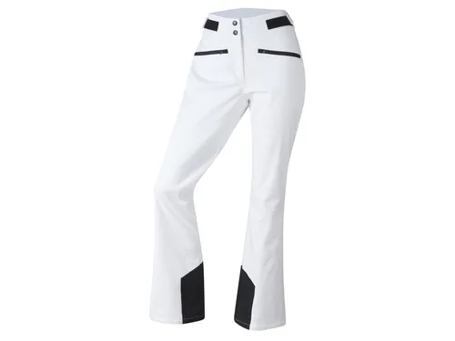 CRIVIT Damen Softshellhose Ski (Weiß, 42)
