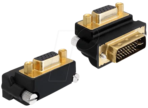 DELOCK 65261 - DVI Adapter, DVI 24+5 Stecker auf VGA Buchse