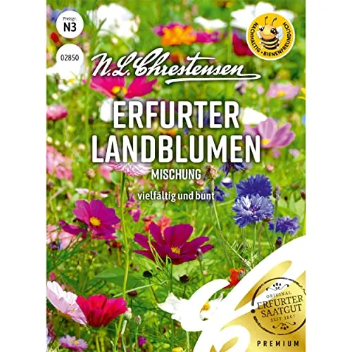 Erfurter Landblumen Mischung, N.L. Chrestensen Blumensamen Mischung für Garten und Wiese