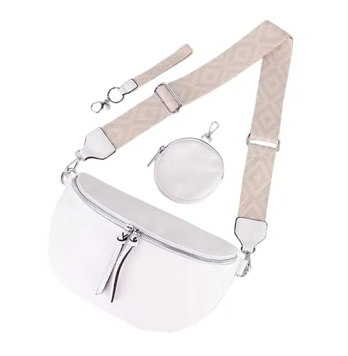 Bauchtaschen Weiß von MIRROSI