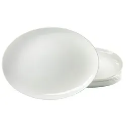 Creatable 15868 ITALIEN PARTY 6-teiliges Geschirrset - Speiseteller aus hochwertigem Opalglas, spülmaschinen- und mikrowellengeeignet, ideal für stilvolle Präsentationen und langlebige Freude.