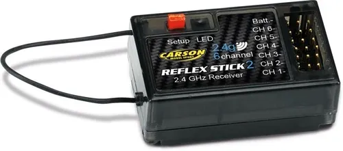 Carson Empfänger REFLEX Stick II 6 Kanal 2,4GHz - 500501537