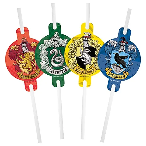 Procos Hängedekoration Trinkhalme Harry Potter, 4 Stück FSC