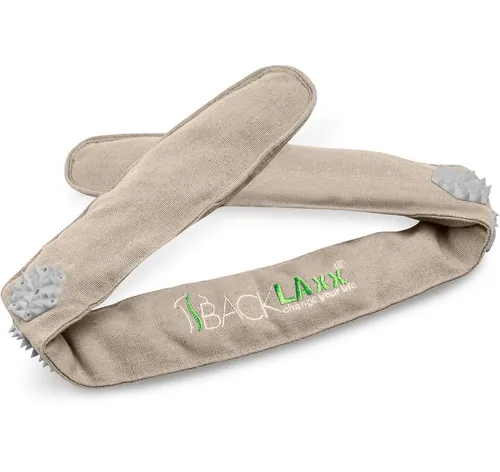 BACKLAXX ® Akupressur Stirnband gegen Migräne - Akupressur zur Linderung von Kopfschmerzen und Förderung der Durchblutung. Verstellbar und umweltschonend, ideal für Entspannung zu Hause oder unterwegs.