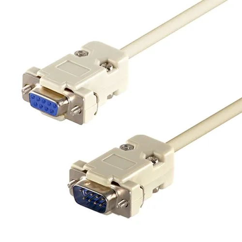 Serielles Kabel SubD 9 Stecker auf SubD 9 Buchse 5m Kabel 9-polig