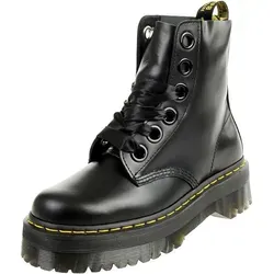 Dr. Martens Damenstiefel MOLLY BLACK BUTTERO 41 - Wanderschuhe aus umweltfreundlichem Leder, ideal für stilvolle Outdoor-Abenteuer und verantwortungsbewusste Mode.