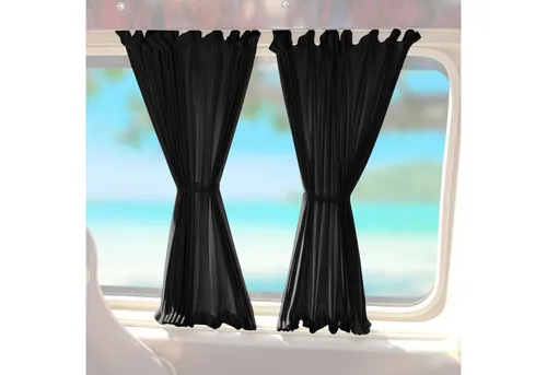 OMAC Autosonnenschutz für VW Crafter 2006-2025 Langer Schwarz Doppelhecktür 14x, 20 x 20 cm, (14-St), Sonnenschutz