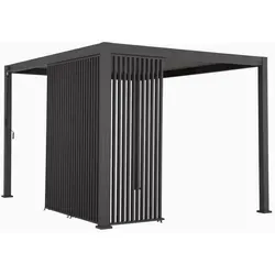 Best Vertical Terrassenüberdachungen Wände 400cm - Anthrazit - Außenanbau mit modernem Design und optimalem Schutz vor Wind und Wetter. Robuste, witterungsbeständige Materialien garantieren eine lange Lebensdauer und verwandeln Ihre Terrasse in einen gemütlichen Rückzugsort.