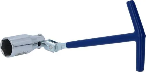 KS Tools 517.1175 T-Griff-Zündkerzenschlüssel mit Gelenk, 21mm