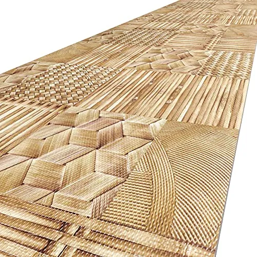 ANRO Küchenteppich Küchenläufer rutschfest & waschbar Teppich Küche Läufer Teppichläufer Bodenmatte für Küche Flur Vimini Abwaschbar 120 x 48cm