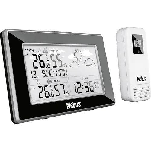 Mebus MEB Funk-Wetterstat – Wetterstation für präzise Wetterdaten