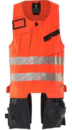 ULTIMATE STRETCH Werkzeugweste L - Fluoreszierend mit Reflexen - Leichte und strapazierfähige Werkzeugweste mit wasserabweisendem Finish. Praktische Taschenlösungen und gute Ventilation für optimalen Tragekomfort im Einsatz.