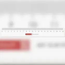 BRUNNEN Lineal 20cm glasklar 104977020