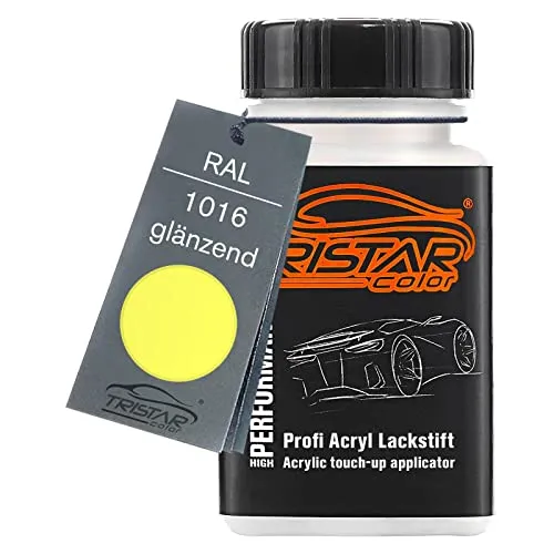 Produktbild TRISTARcolor RAL 1016 Schwefelgelb glänzend Lackstift 50 ml schnelltrocknend