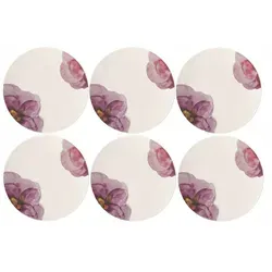 Villeroy & Boch Rose Garden Gourmetteller Coupe 6er Set