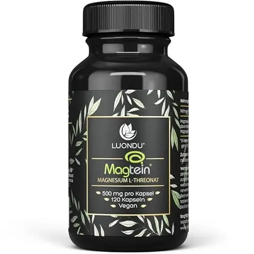 Magtein® Magnesium Threonat Kapseln – 2000mg täglich, hochdosiert & vegan
