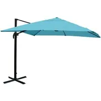 Gastronomie-Ampelschirm MCW-A96, 3x3m, türkis in türkis von MCW