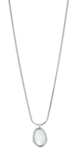 AKZENT Kette mit Anhänger 5010664 mit Anhänger mit Perlmuttelement, 46 + 5 cm, Elegant (Einzeln)