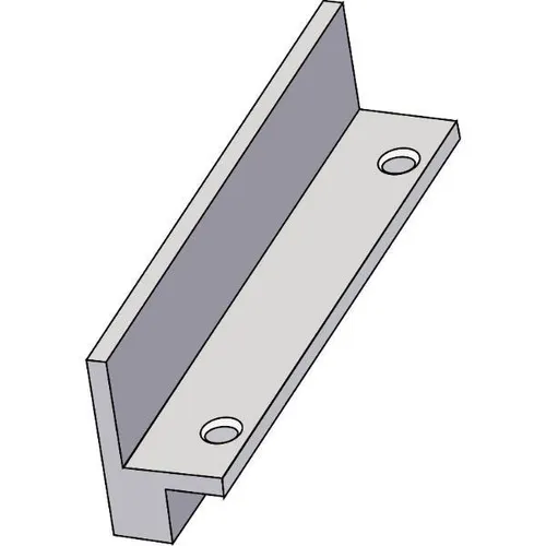 Marchesi Balkontürgriff Länge 60mm Aluminium Edelstahl-Effekt