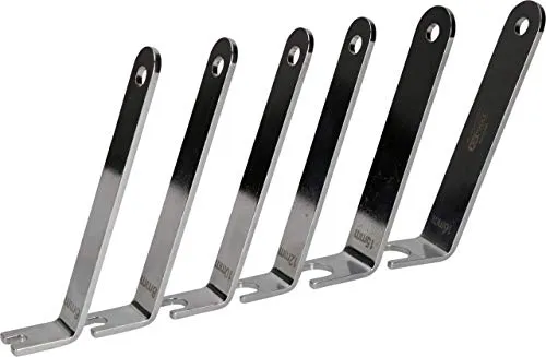 KS Tools Druckluft-Schnellverbinder-Lösewerkzeug-Satz, 6-tlg. - Praktischer Werkzeug-Satz für effizientes Arbeiten mit Druckluftsystemen, ideal für Profis und Heimwerker.