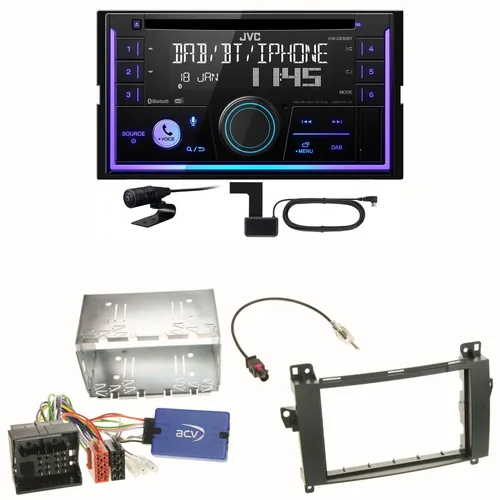 JVC KW-DB95BT Bluetooth Digitalradio Einbauset für Mercedes Vito W447