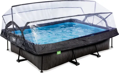 Framepool EXIT Schwimmbecken 200x300cm, schwarz