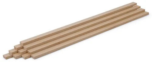 10er-Set Holzleisten - Birke gehobelt - 8 x 20 x 50 0mm