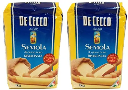 Hartweizengrieß - Semola di Grano Duro, De Cecco, No.176 (2 KG)