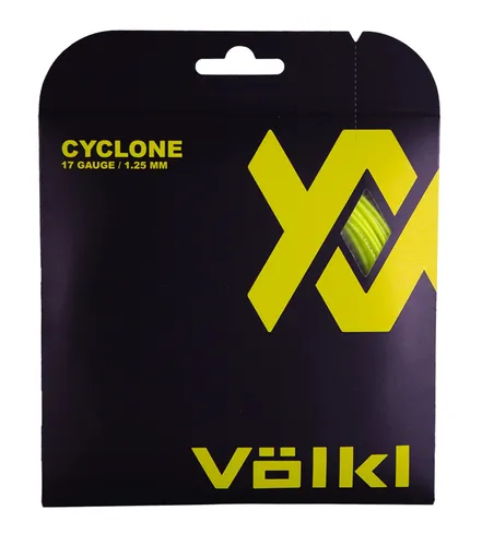 Völkl Tennissaite Cyclone (Haltbarkeit+Spin) gelb 12m Set