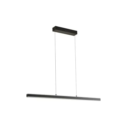 Lucande Hängeleuchte Pendolo mit Farbwechsel - Hängeleuchte aus Aluminium in Schwarz, dimmbar mit CCT-Funktion für warmweißes und tageslichtähnliches Licht – ideal für stimmungsvolle Beleuchtung.