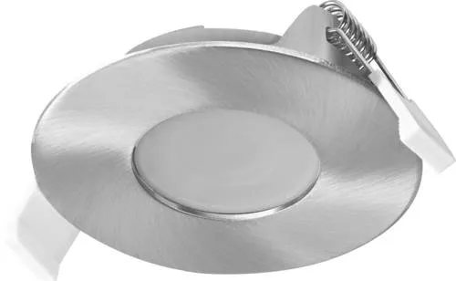 OSRAM HOMELIGHTING 4099854595516 Deckenstrahler LED Satin-Nickel - Moderne LED-Deckenleuchte für den Deckeneinbau. Einfache Montage und energieeffiziente Beleuchtung für Wohnbereiche. Integriertes LED-Modul sorgt für warmes Licht (2.700 K) und vielseitige Einsatzmöglichkeiten.