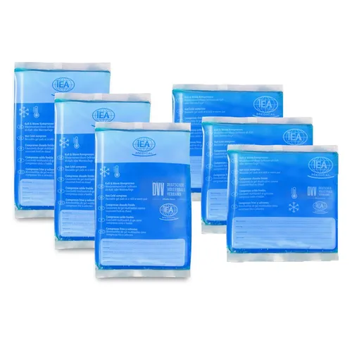 IEA Medical Kalt Warm Kompresse 6er Mischset